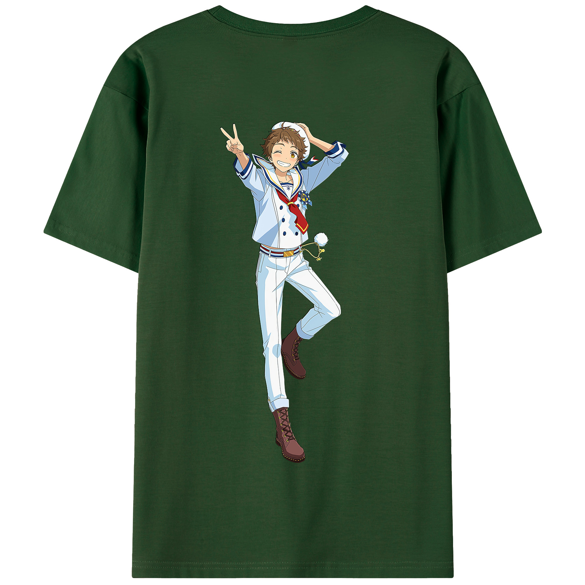 （画像用） あんさんぶるスターズ! Ensemble Stars 綿100％半袖Tシャツ（背面プリント）
